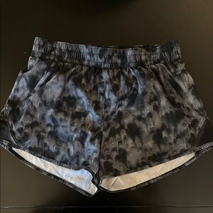 All in Motion Black Athletic Shorts with Curved Hem